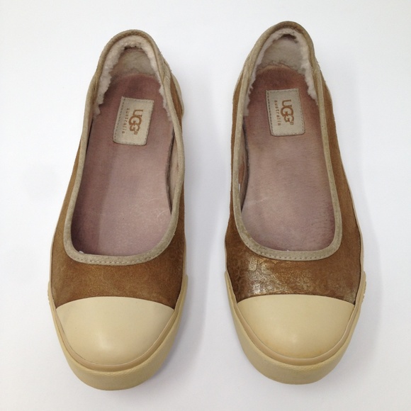 UGG Shoes - UGG Australia Metallic Lamb Suede Women 8 Shoes